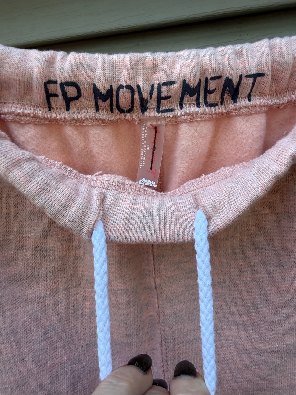 NWOT Free People, For The Win Long Shorts in Heather Pink Grey Size S - Picture 12 of 15
